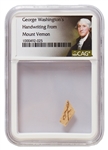George Washington Handwriting -- Encapsulated by CAG